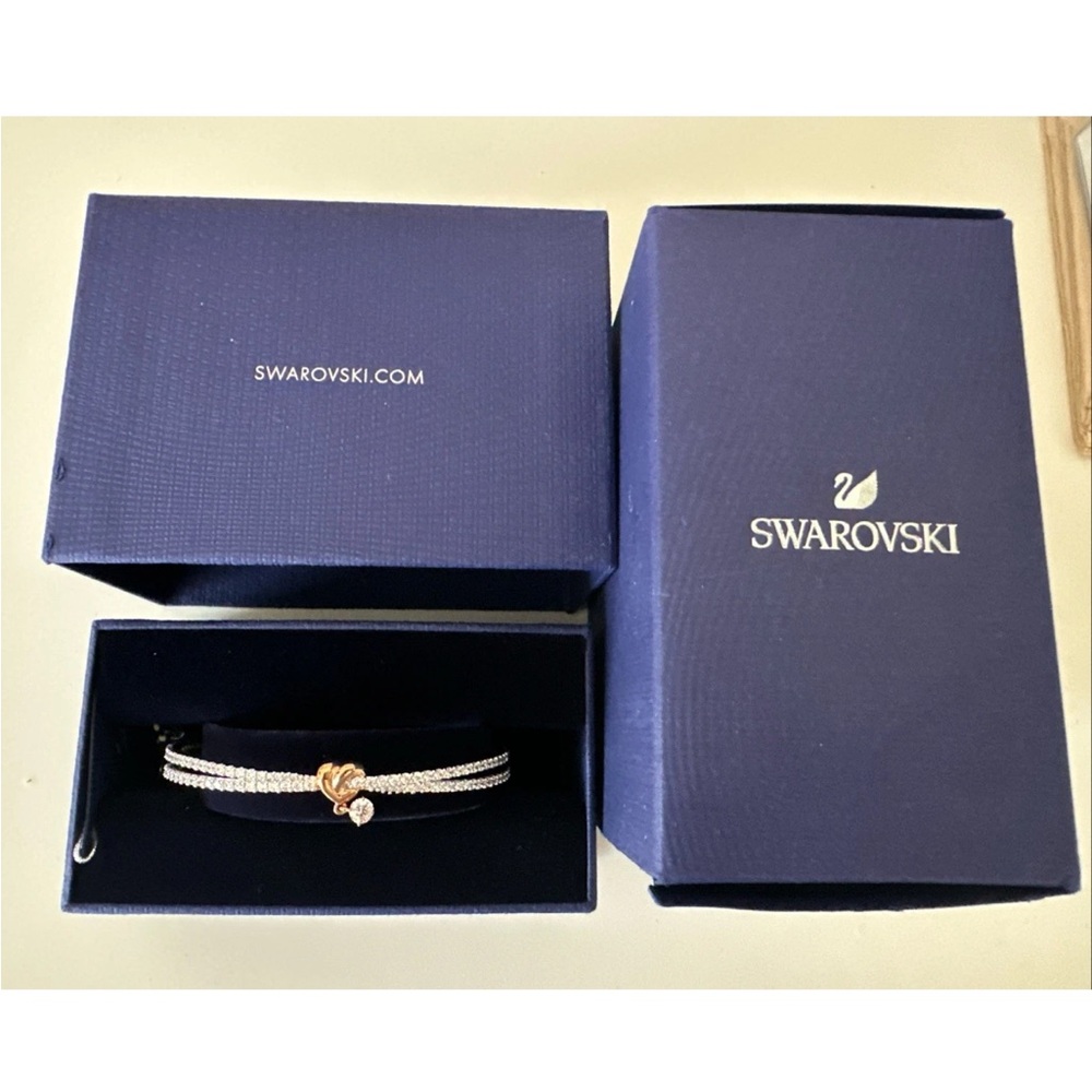 Swarovski Lifelong Heart Bangle
